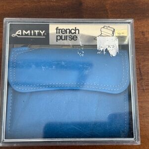 Amity Blue French Purse Wallet
